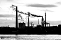 Schwarzweiße Industrie