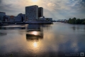 Sonnenuntergang im Hafen